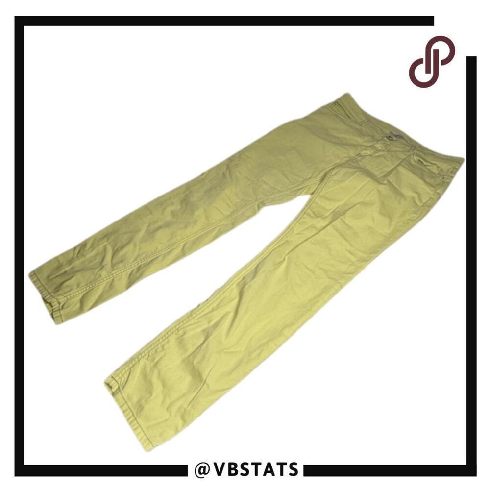 Elisa Cavaletti Daniela Dallavalle Women's Straight Leg Pants‎ Yellow Size XL